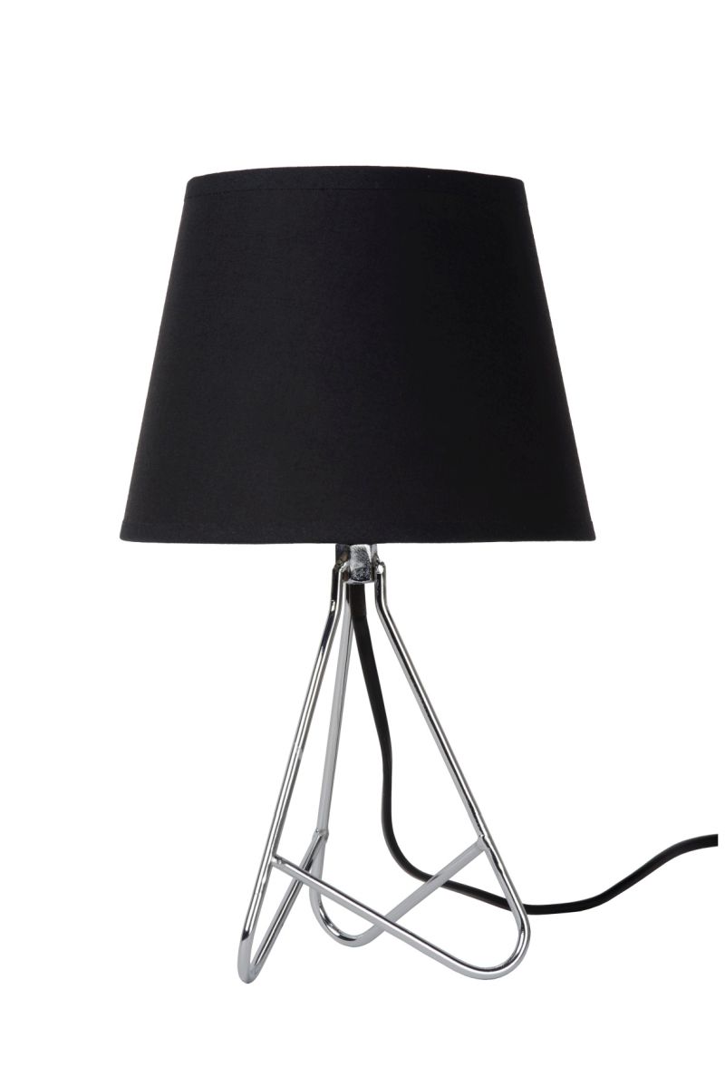 Lucide GITTA - Stolná lampa - Ø 17 cm - 1xE14 - Chróm